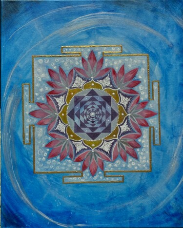 「Yantra Venus」というタイトルの絵画 Ekaterina Cheremnovaによって, オリジナルのアートワーク, アクリル