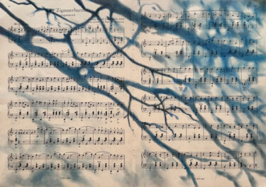 "Nature Silhouette B…" başlıklı Resim Shilo Julia tarafından, Orijinal sanat, Pastel