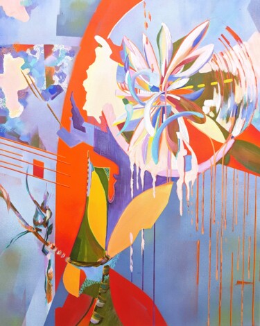 The Creation Code: Bloom 绘画 标题为“The Creation Code:…” 由Vera Saiko, 原创艺术品, 丙烯