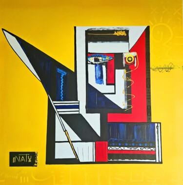 Peinture intitulée "CORSIKI" par Natu, Œuvre d'art originale, Acrylique