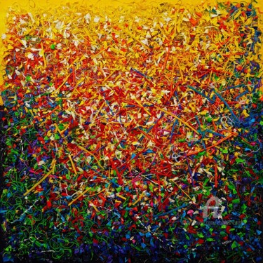 Pintura titulada "Soleil levant" por Charles Carson, Obra de arte original, Acrílico