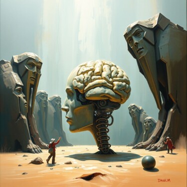 数字艺术 标题为“sculpture” 由Daoudi Mohamed, 原创艺术品, AI生成的图像