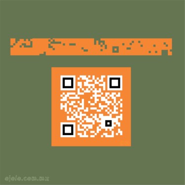 códiojo qr vd Digital Arts titled "códiojo qr vd" by Ojolo - Abel García, Original Artwork, 2D Digital Work