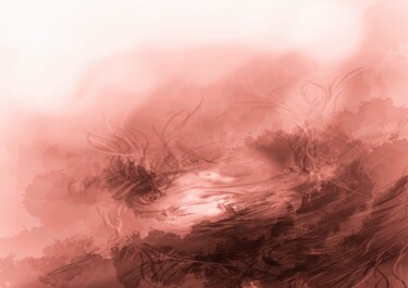 「The Salmon Grey」というタイトルのデジタルアーツ Russell Newellによって, オリジナルのアートワーク, 2Dデジタルワーク
