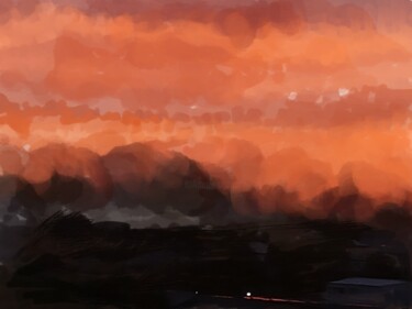 Digitale Kunst getiteld "Scape Escape" door Russell Newell, Origineel Kunstwerk, 2D Digital Work
