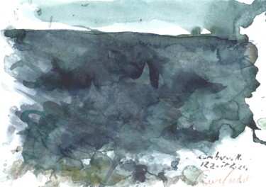 "La mer à Gatteville…" başlıklı Tablo Anne Cardot tarafından, Orijinal sanat, Suluboya