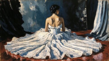 Arte digitale intitolato "L'Anima del Palcosc…" da Luisonart, Opera d'arte originale, Immagine generata dall'IA