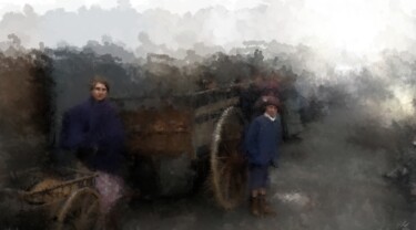 Arte digitale intitolato "The Travellers" da Russell Newell, Opera d'arte originale, Lavoro digitale 2D