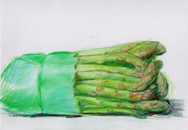 Asparagi from Products series Disegno intitolato "Asparagi from Produ…" da Alexander Pogorzhelsky, Opera d'arte originale, Matita