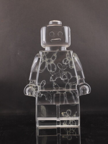 「roboclusion Koons C…」というタイトルの彫刻 Vincent Sabatier (VerSus)によって, オリジナルのアートワーク, 樹脂