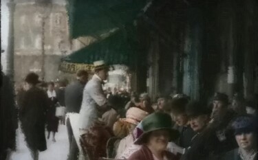 Digital Arts με τίτλο "Street Scene #6" από Russell Newell, Αυθεντικά έργα τέχνης, 2D ψηφιακή εργασία