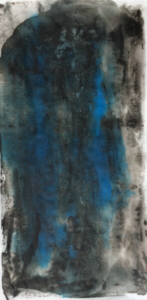 Printmaking titled "noir coloré3" by Philippe Louis Brognon, Original Artwork, Monotype