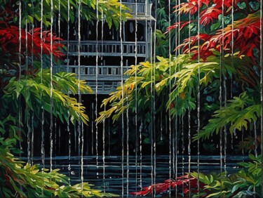 Εκτυπώσεις & Χαρακτικά με τίτλο "Garden gossip" από The Vault Art, Αυθεντικά έργα τέχνης, Ψηφιακή εκτύπωση Τοποθετήθηκε στο…