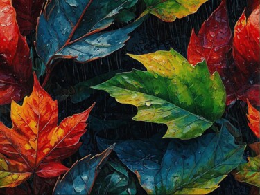 Printmaking titled "Tally" by The Vault Art, Original Artwork, Digital Print Mounted on Wood Stretcher frame