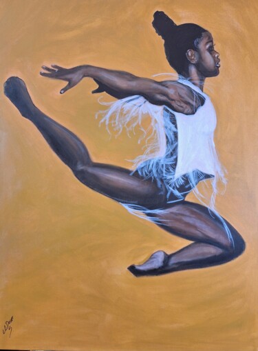 Schilderij getiteld "Dance" door Leonard Le'Doux Jr., Origineel Kunstwerk, Acryl