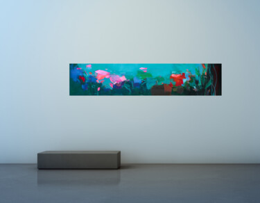 Schilderij getiteld "My favorite things…" door Ute Laum, Origineel Kunstwerk, Acryl Gemonteerd op Frame voor houten brancard