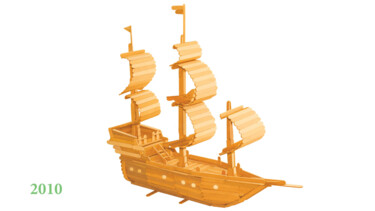 SAILING SHIPS Diseño titulada "SAILING SHIPS" por Anatolii Zhamoido, Obra de arte original, Joyas