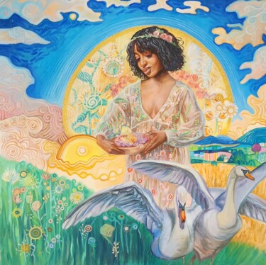 "Summer" Pintura intitulada ""Summer"" por Veronika Primas, Obras de arte originais, Óleo
