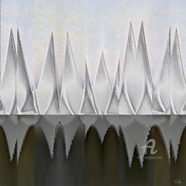 Reflets d’altitude Digital Arts με τίτλο "Reflets d’altitude" από Philippe De Vanilly, Αυθεντικά έργα τέχνης, Ψηφιακή ζωγραφική