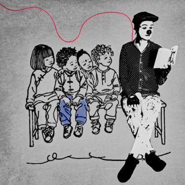 摄影 标题为“Imagine” 由Dona Kea, 原创艺术品, 操纵摄影 安装在金属上