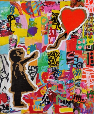 Love street ( Tribute to Banksy ) 제목이 "Love street ( Tribu…"인 미술작품 Dr. Love로, 원작, 아크릴