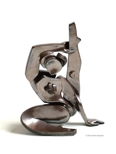Sculptuur getiteld "Гимнастка" door Denis Dudnev, Origineel Kunstwerk, Keramiek
