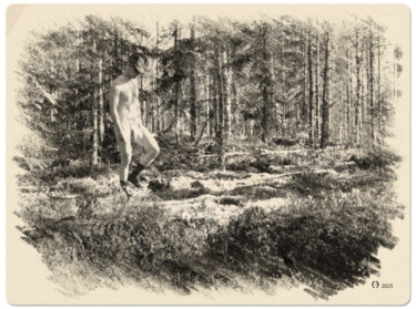 摄影 标题为“The Nude Series: Na…” 由Christian Envall, 原创艺术品, 数码摄影