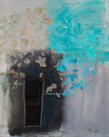 Summer Bouquet Pittura intitolato "Summer Bouquet" da Julija Levuskane, Opera d'arte originale, Olio Montato su Telaio per barella in legno