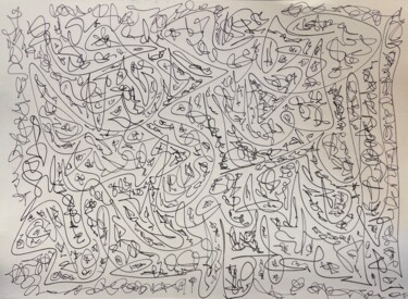 "Disparate" başlıklı Resim Loane Blanchard tarafından, Orijinal sanat, Işaretleyici