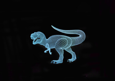摄影 标题为“Cyber T-Rex” 由Cecile Ducrot, 原创艺术品, 非操纵摄影
