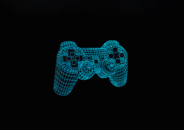 Photographie intitulée "Cyber manette du fu…" par Cecile Ducrot, Œuvre d'art originale, Photographie non manipulée