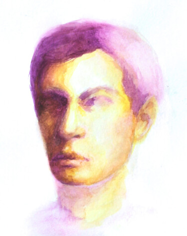Portrait 17 Disegno intitolato "Portrait 17" da Natalia Erkovich, Opera d'arte originale, Gouache