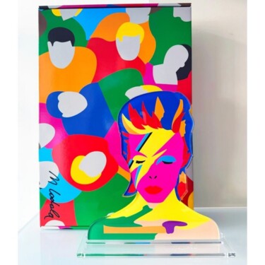 Printmaking titled "Be heroes" by Marco Lodola, Original Artwork, Screenprinting