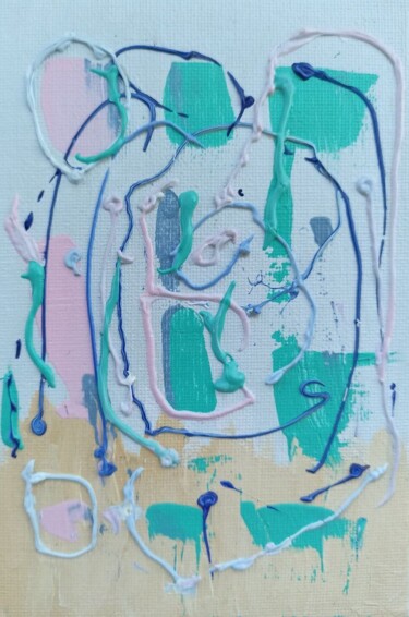 绘画 标题为“Original abstract a…” 由Elvila, 原创艺术品, 丙烯
