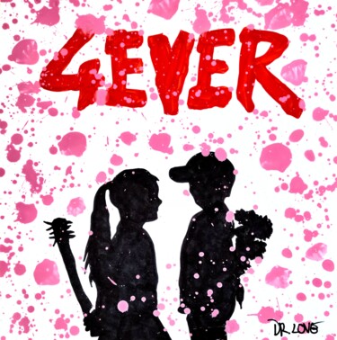 4ever Street Art ( Tribute to Banksy ) 绘画 标题为“4ever Street Art (…” 由Dr. Love, 原创艺术品, 丙烯