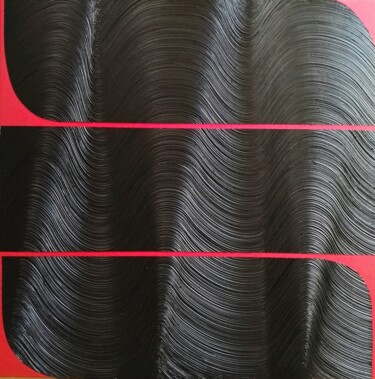 "tableau contemporai…" başlıklı Tablo Steivan Loundou tarafından, Orijinal sanat, Petrol Ahşap Sedye çerçevesi üzerine monte…