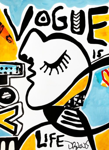 Vogue love is life Peinture intitulée "Vogue love is life" par Dr. Love, Œuvre d'art originale, Acrylique