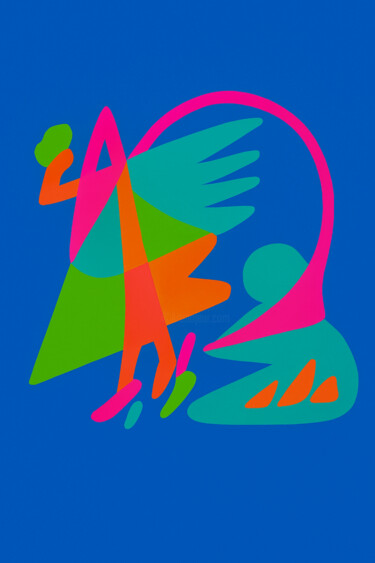 Éclats de Mouvements 数字艺术 标题为“Éclats de Mouvements” 由Yahya Ahssaini, 原创艺术品, 数字油画