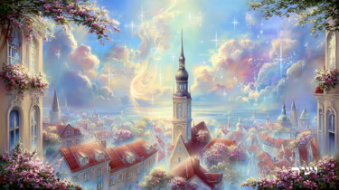 Digitale Kunst mit dem Titel "Mystic Light, Balti…" von Asnat Unnger, Original-Kunstwerk, Tintenstrahl