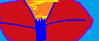 "Czerwony klon" başlıklı Dijital Sanat Małgorzata Ka tarafından, Orijinal sanat, Dijital Resim