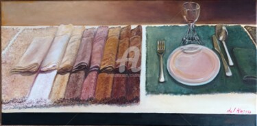 Textiles Dell'Anima (Dell'Anima textiles) 绘画 标题为“Textiles Dell'Anima…” 由Cristina Del Rosso, 原创艺术品, 油