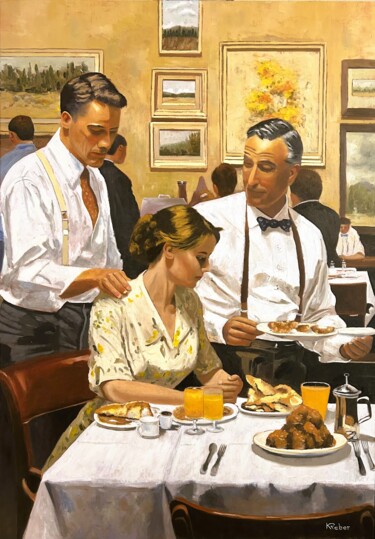 "Consolation" başlıklı Tablo Karol Reber tarafından, Orijinal sanat, Petrol Ahşap panel üzerine monte edilmiş