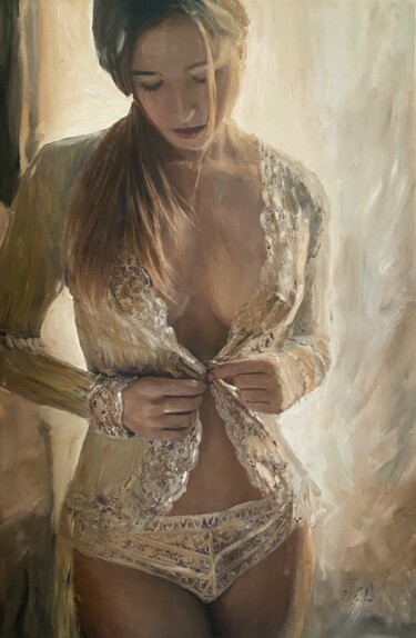 "'Affairs Of The Hea…" başlıklı Tablo William Oxer tarafından, Orijinal sanat, Petrol