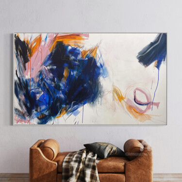 Painting titled "Unravel" by Cheryl Harrison, Original Artwork, Acrylic
