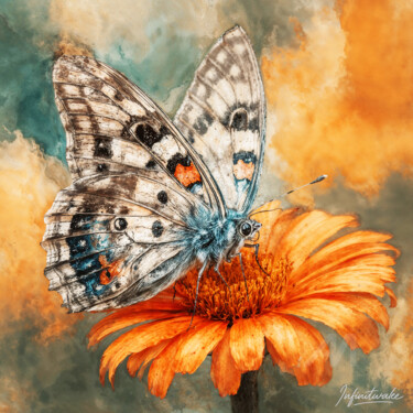 The Timeworn Butterfly 数字艺术 标题为“The Timeworn Butter…” 由Infinitwake, 原创艺术品, 2D数字工作 安装在artwork_cat.上