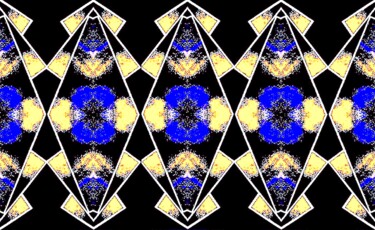 Fotografia intitolato "Spiral Cards 1d9g" da Ken Lerner, Opera d'arte originale, Fotografia digitale