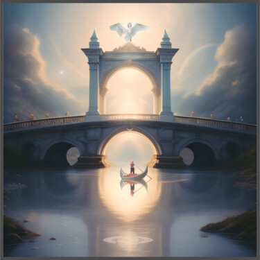 数字艺术 标题为“La porte de l'âme” 由Harald Dastis, 原创艺术品, 2D数字工作