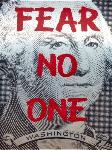 绘画 标题为“Fear no One” 由Diederik Van Apple, 原创艺术品, 树脂