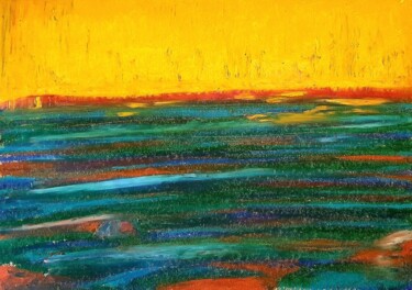 Tallgrass Prairie National Reserve "Tallgrass Prairie N…" başlıklı Resim Anne Goldhahn tarafından, Orijinal sanat, Tebeşir
