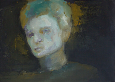 Σχέδιο με τίτλο "Portrait 27" από Natalia Erkovich, Αυθεντικά έργα τέχνης, Λάδι